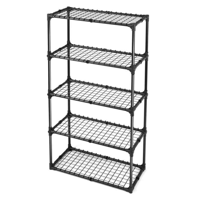 550 Lbs Heavy Duty Storage Shelving Unit Stable Anti Rust Metal Rack Easy Assembly Organizer for Garage Office Warehouse
