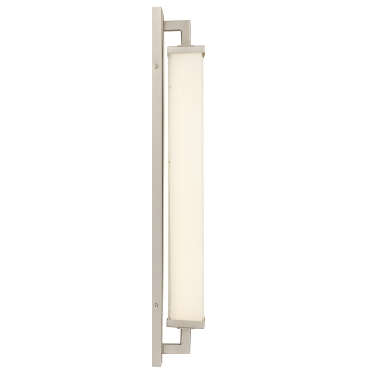 28-Inches Brushed Nickel Integrated LED Bathroom Vanity Light Bar