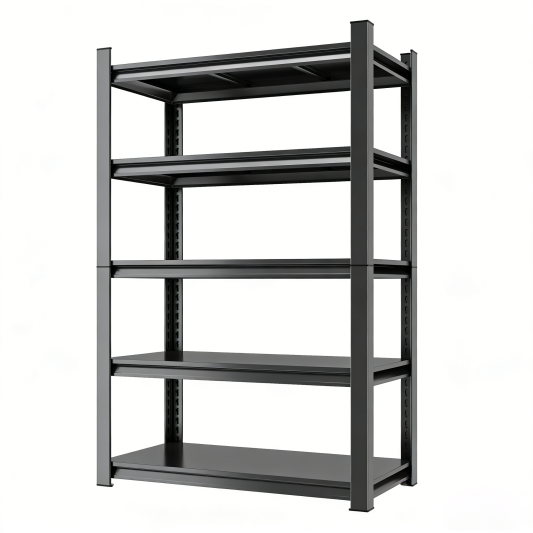 5 Tier Adjustable Storage Shelves for Garage Capable of Holding 2000 LBS Heavy Duty Metal Utility Rack Shelf Unit Ideal for Warehouse Pantry Closet and Kitchen