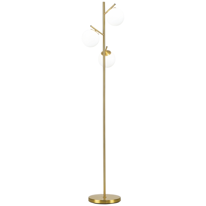 Tree Standing Lamp,3-Light Floor Lamp